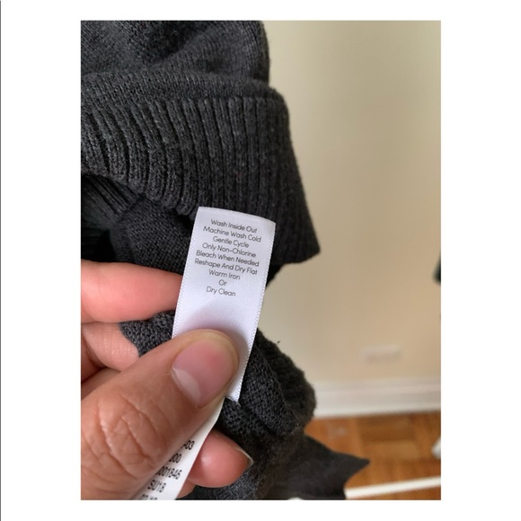 Athleta Crossback Sweater Charcoal Heather (XS) - Picture 5 of 6